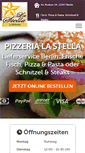 Mobile Screenshot of lastellapizza.de